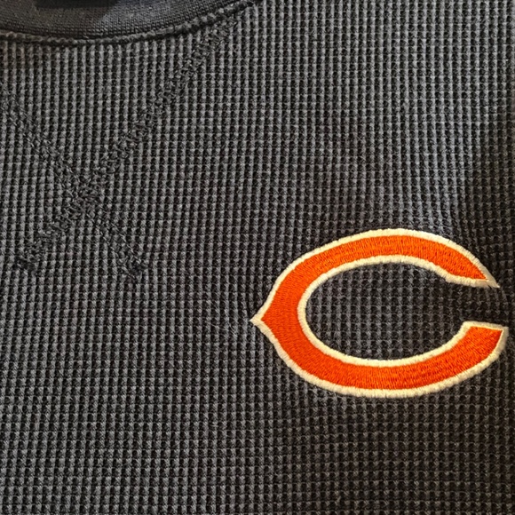 Chicago Bears 2024 Sideline Waffle Crewneck – Authentic Coaches Edition - Picture 2 of 5